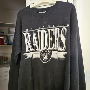 Vintage NFl Los Angeles Raiders Black Sweatshirt